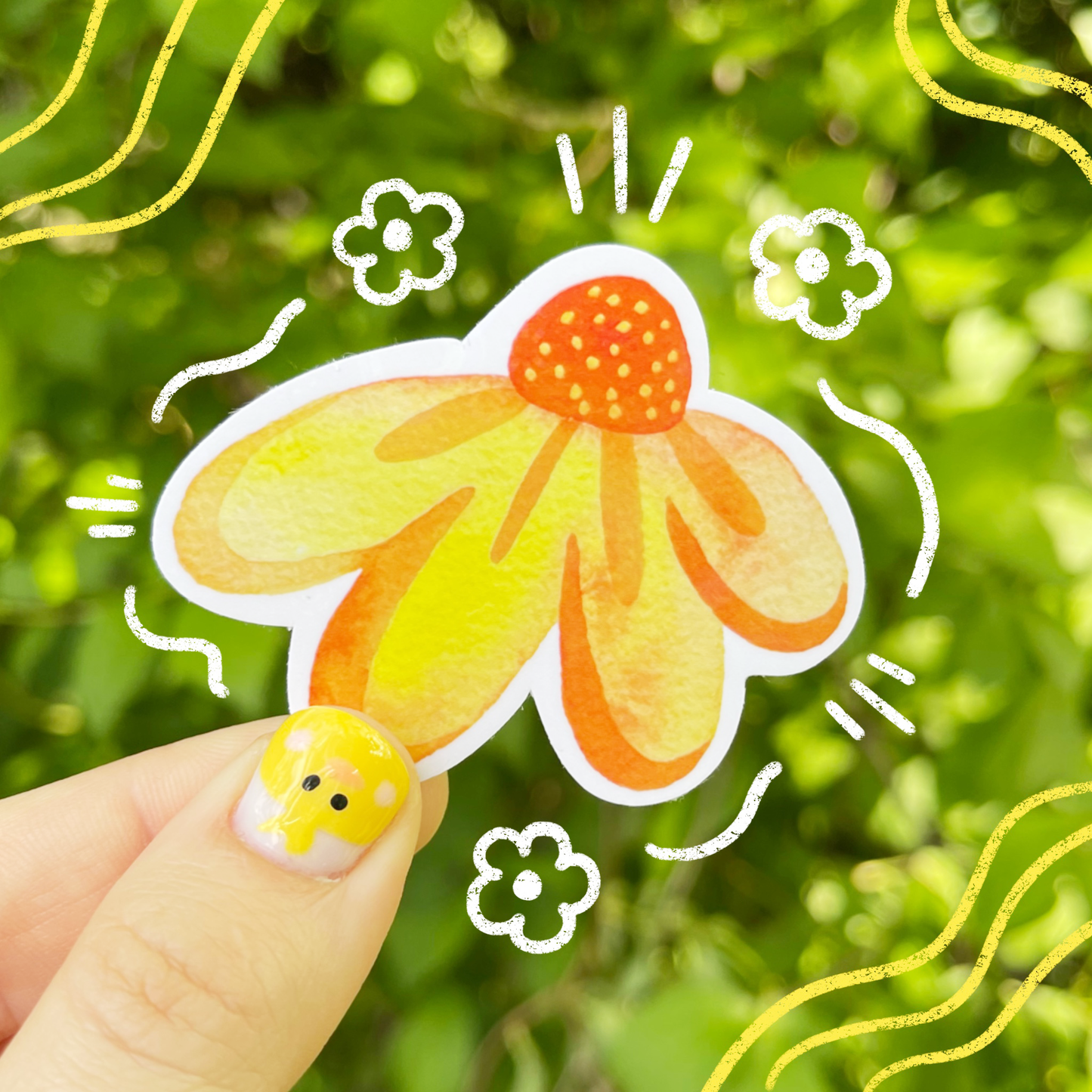 Sticker "Sunny Blossom"