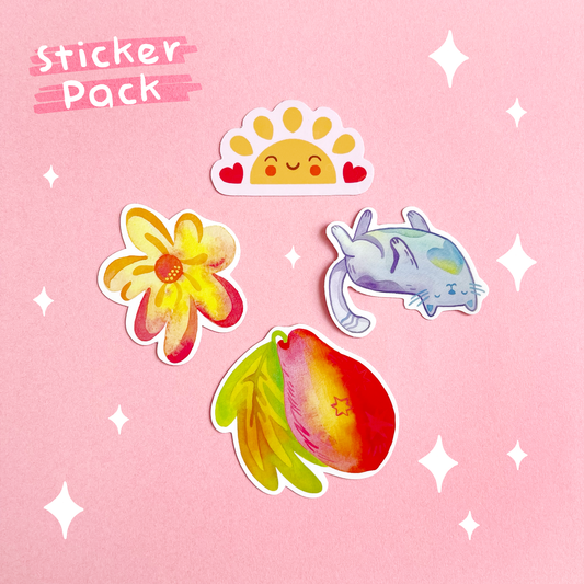 Tropical Whimsy Sticker Pack